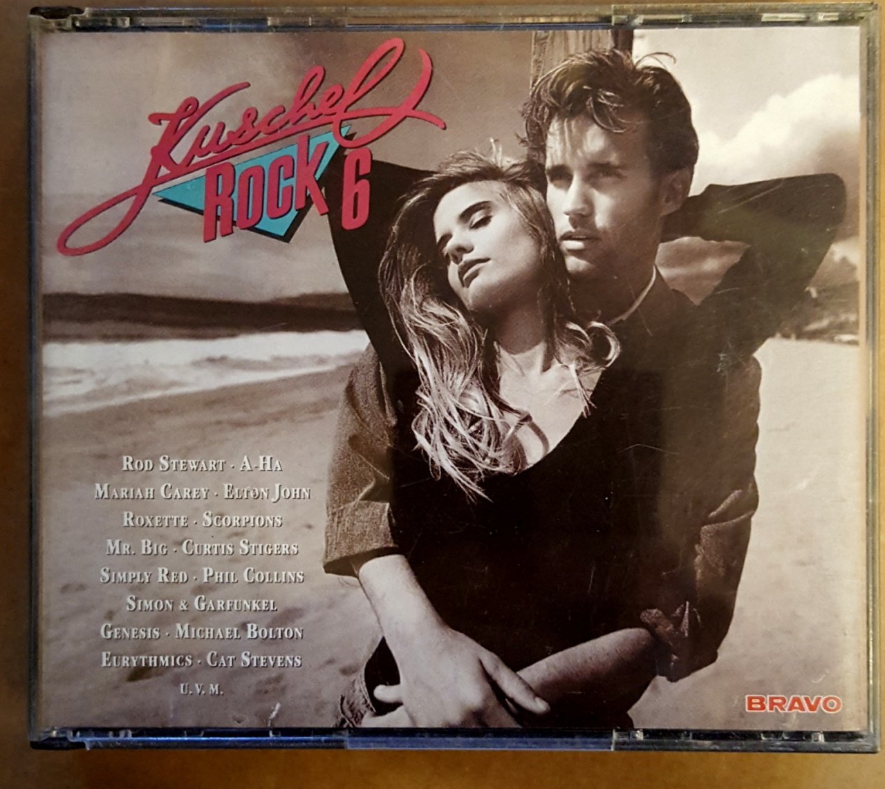KUSCHEL ROCK 6 (1992) 2CD MR.BIG ROXETTE SCORPIONS TEN SHARP GENESIS etc. 2.EL