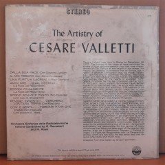 CESARE VALLETTI - THE ARTISTRY OF - LP DÖNEM BASKISI SIFIR PLAK