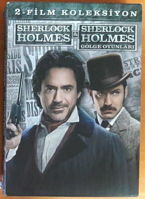 SHERLOCK HOLMES & GÖLGE OYUNLARI - A GAME OF SHADOWS - ROBERT DOWNEY JR. - JUDE LAW - GUY RITCHIE - 2DVD KUTU 2.EL