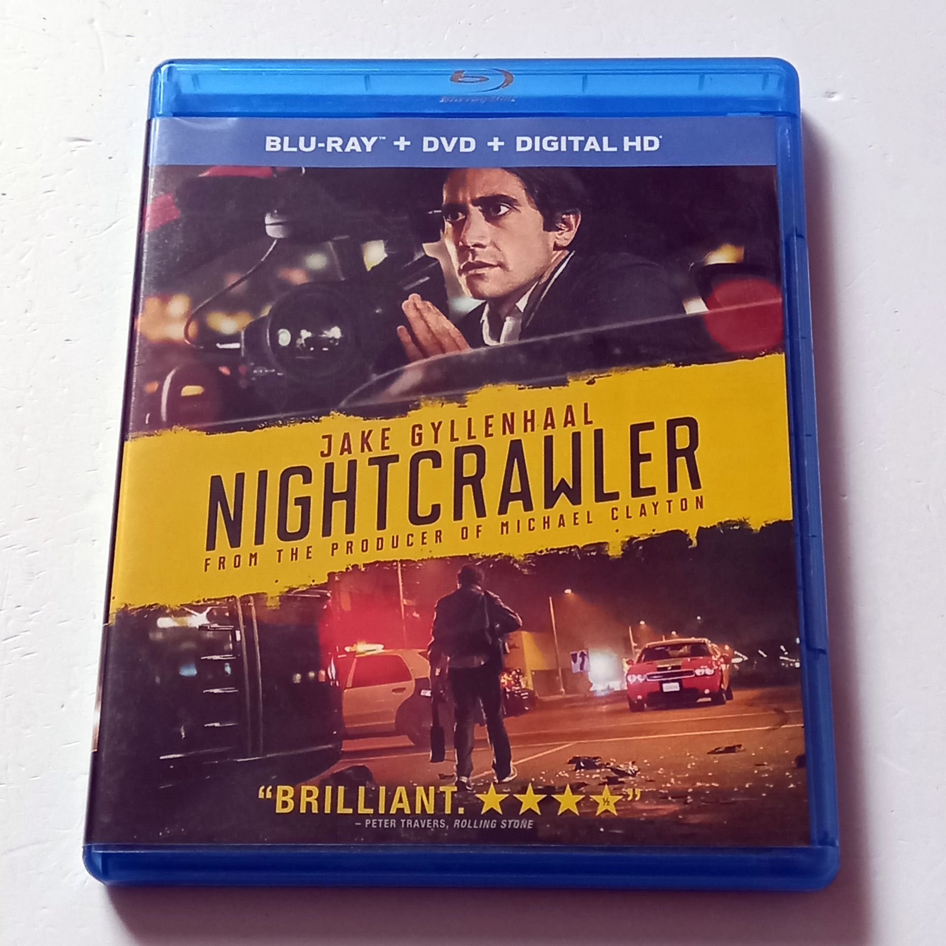 NIGHTCRAWLER - JAKE GLLENHAAL, RENE RUSSO, RIZ AHMED - YÖN.: DAN GILROY - BLU-RAY+DVD TWO-DISC SET REGION FREE TÜRKÇE ALTYAZI YOKTUR 2.EL