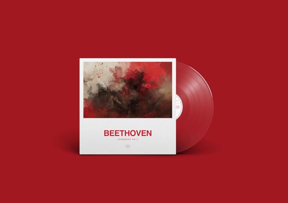 BEETHOVEN - SYMPHONY NO 5 / HANS SCHMIDT ISSERSTEDT & VIANNA PHILHARMONIC - LP 2025 RED COLOURED EDITION SIFIR PLAK