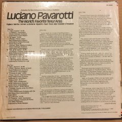 LUCIANO PAVAROTTI - FAVORITE TENOR ARIAS 1975 2.EL PLAK