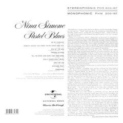 NINA SIMONE - PASTEL BLUES (1965) - LP 180GR 2012 EDITION SIFIR PLAK