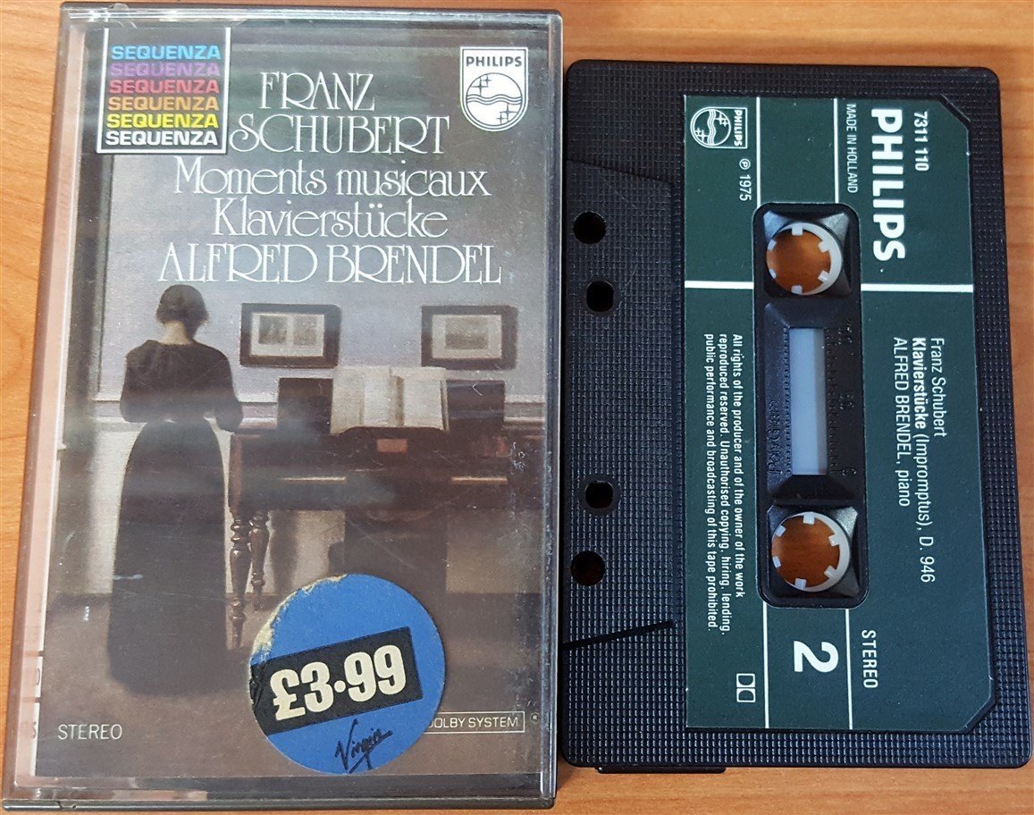 FRANZ SCHUBERT - MOMENTS MUSICAUX / ALFRED BRENDEL KASET 2.EL