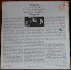 CHAVEZ: PIANO CONCERTO, MARIA TERESA RODRIGUEZ, EDUARDO MATA - LP SIFIR