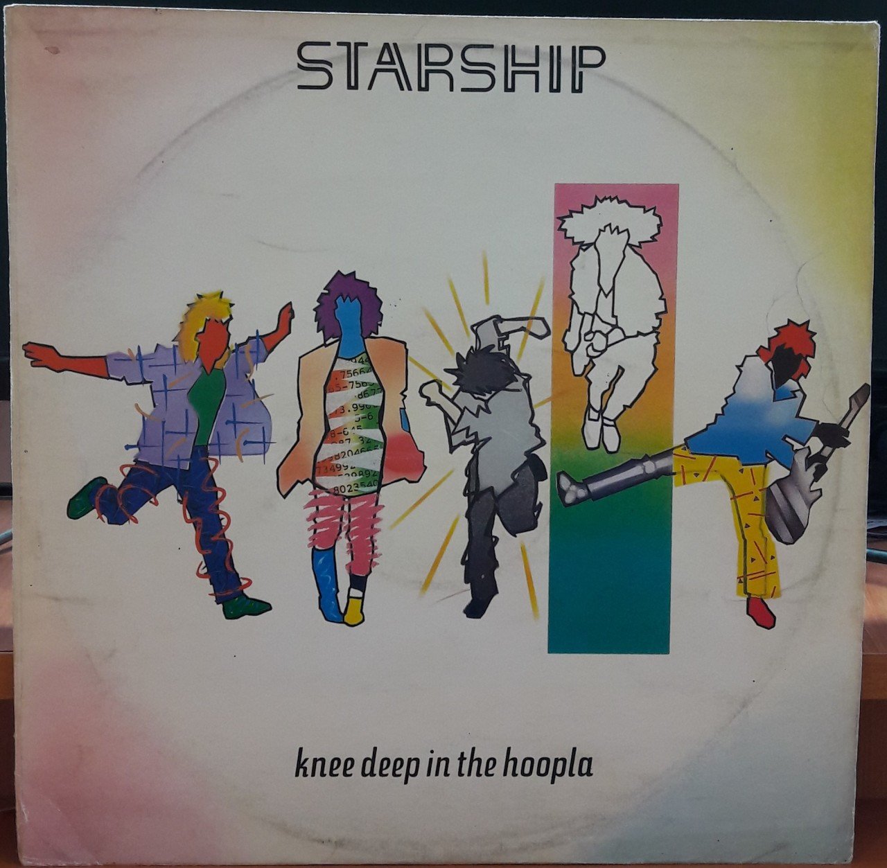 STARSHIP - KNEE DEEP IN THE HOOPLA (1985) - PLAK 2.EL YERLİ BASKI