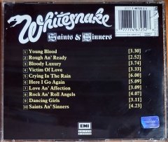 WHITESNAKE - SAINTS & SINNERS (1982) - CD 2.EL