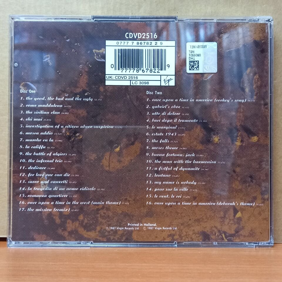 ENNIO MORRICONE - FILM MUSIC 1966-1987 (1987) - 2CD 2.EL