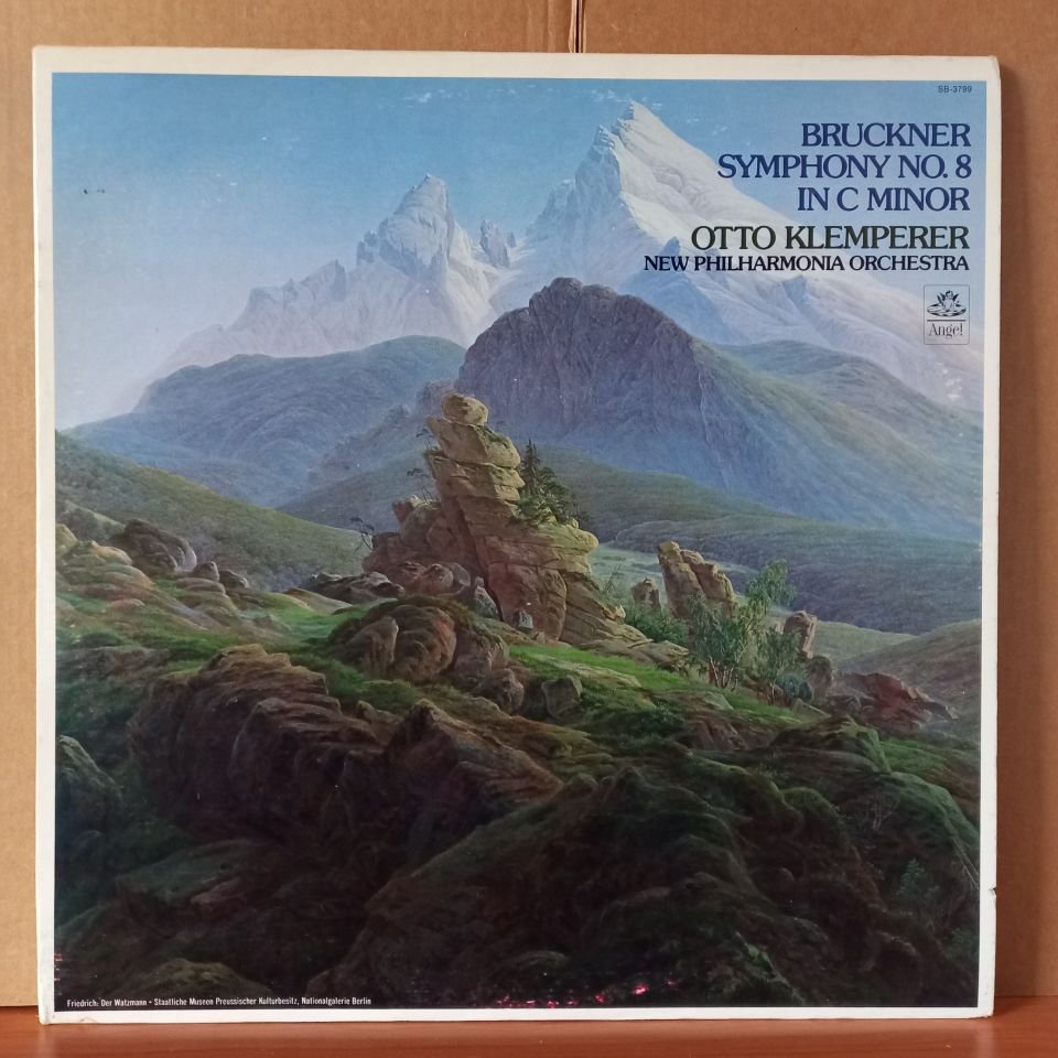BRUCKNER: SYMPHONY NO. 8 IN C MINOR / OTTO KLEMPERER, NEW PHILHARMONIA ORCHESTRA (1973) - 2LP 2.EL PLAK