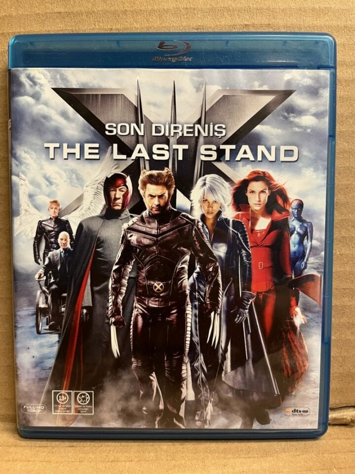 X-MEN 3 THE LAST STAND - SON DİRENİŞ - BRYAN SINGER - HUGH JACKMAN - MARVEL - BLU-RAY 2.EL