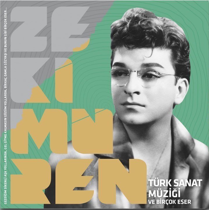 ZEKİ MÜREN - TÜRK SANAT MÜZİĞİ VE BİRÇOK ESER - LP 2021 BASIM SIFIR PLAK