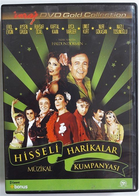 HİSSELİ HARİKALAR KUMPANYASI MÜZİKAL - EROL EVGİN - AYŞEN GRUDA - HALDUN DORMEN - DVD 2.EL