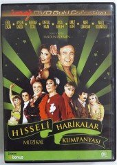 HİSSELİ HARİKALAR KUMPANYASI MÜZİKAL - EROL EVGİN - AYŞEN GRUDA - HALDUN DORMEN - DVD 2.EL