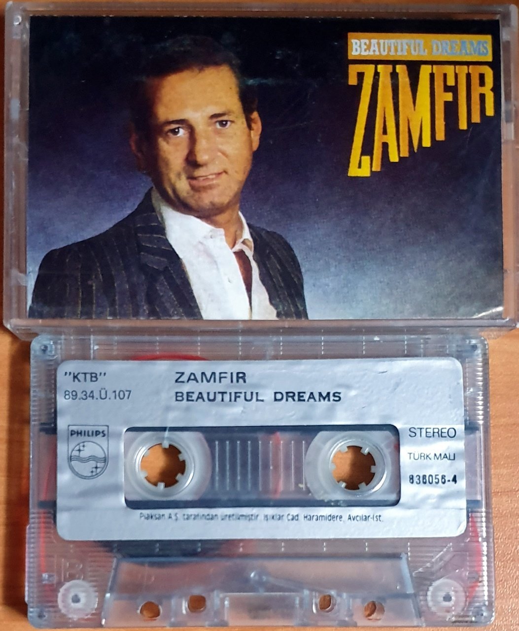 ZAMFIR - BEAUTIFUL DREAMS (1989) - KASET PLAKSAN 2.EL