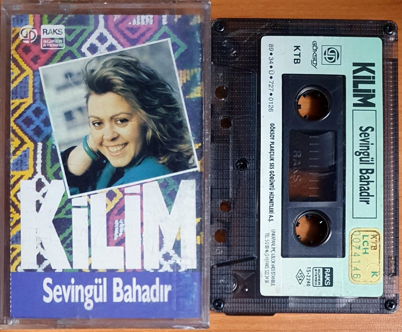 SEVİNGÜL BAHADIR - KİLİM (1989) - KASET GÖKSOY 2.EL