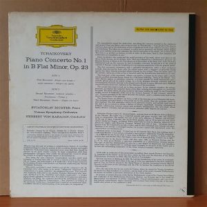 SVIATOSLAV RICHTER / TCHAIKOVSKY PIANO CONCERTO NO.1 / HERBERT VON KARAJAN (1963) - LP 2.EL PLAK