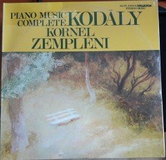 KODALY: COMPLETE PIANO MUSIC, KORNEL ZEMPLENI - 2LP SIFIR