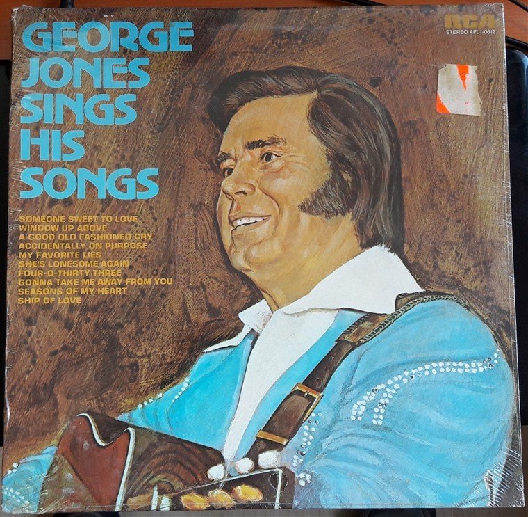 GEORGE JONES - SINGS HIS SONGS (1974) - SIFIR PLAK