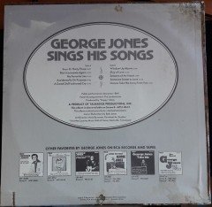 GEORGE JONES - SINGS HIS SONGS (1974) - SIFIR PLAK
