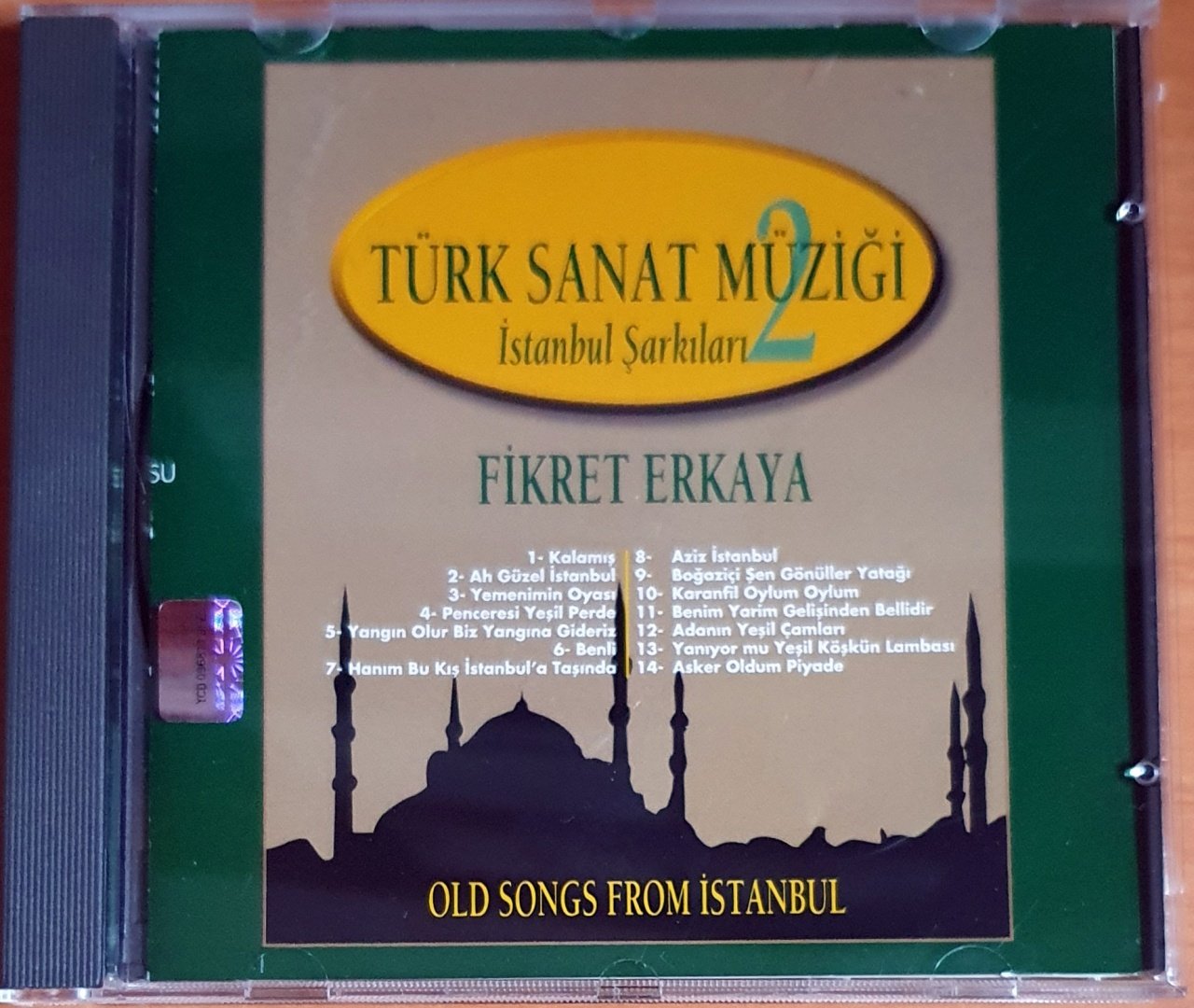TÜRK SANAT MÜZİĞİ / İSTANBUL ŞARKILARI 2 / FİKRET ERKAYA (1994) - CD 2.EL