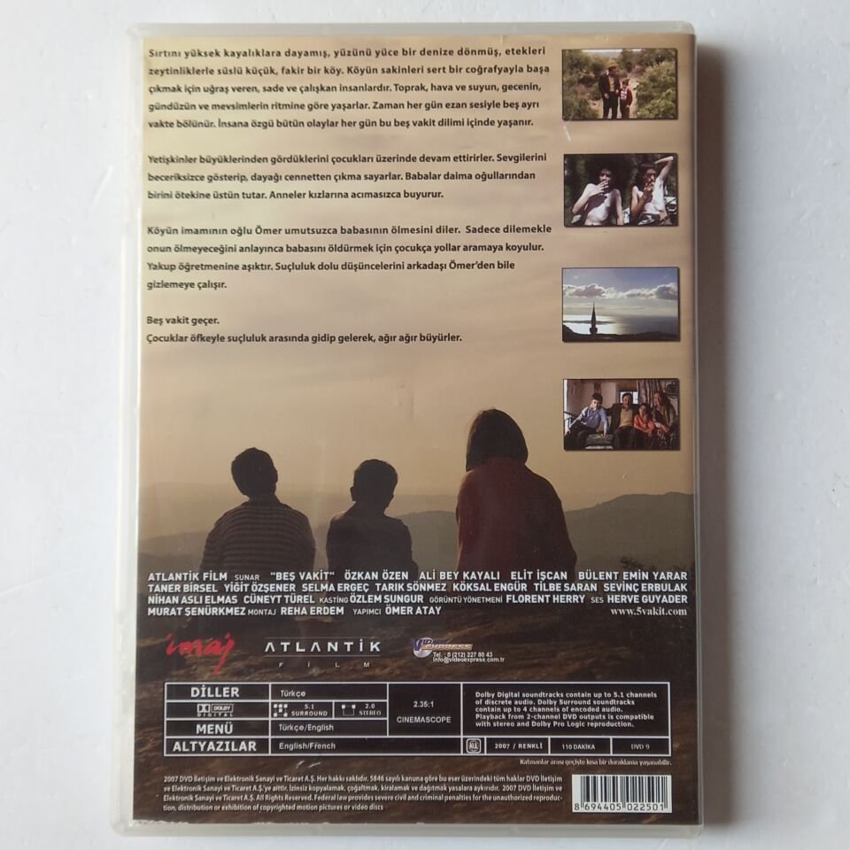 BEŞ VAKİT - REHA ERDEM - DVD 2.EL