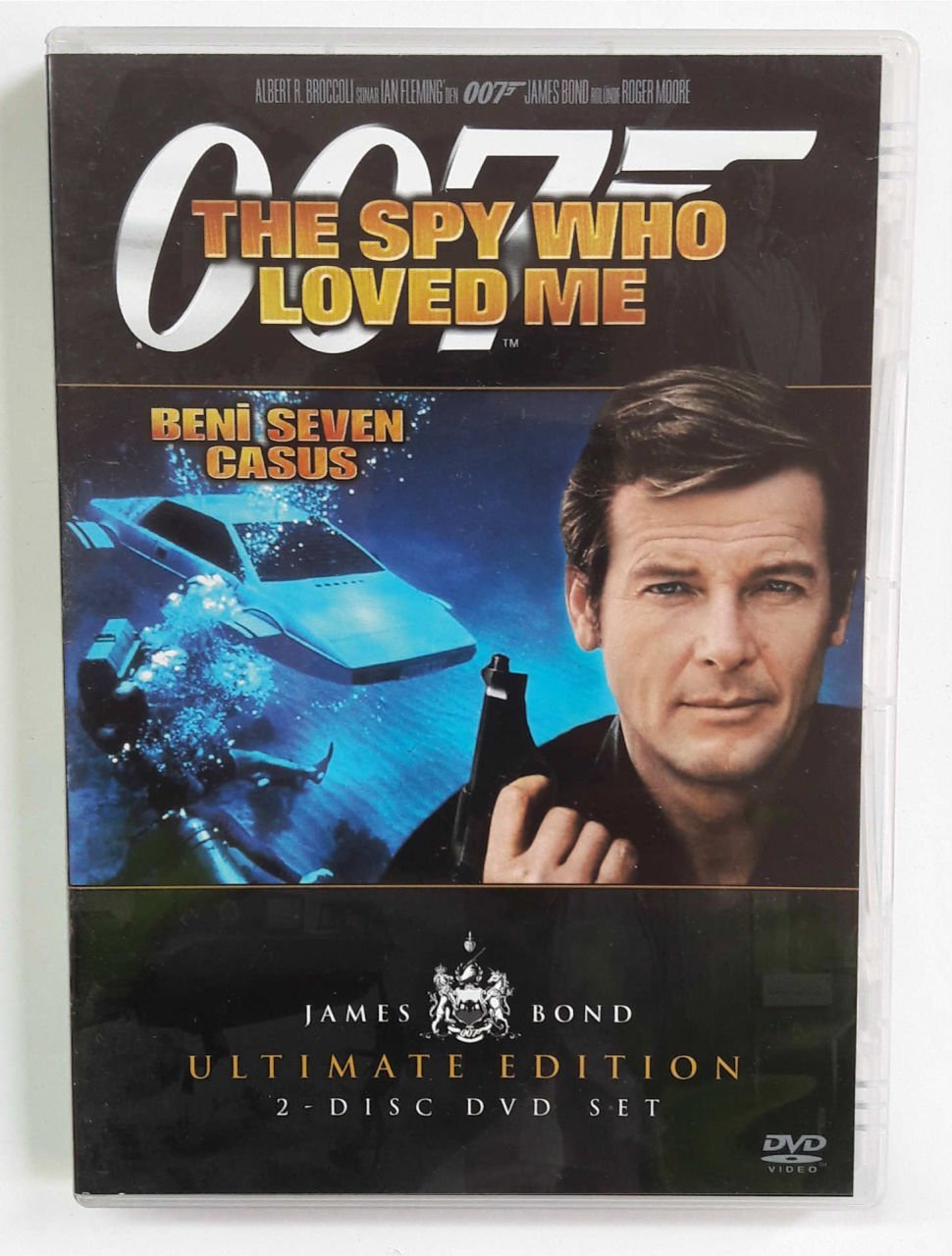 007 JAMES BOND THE SPY WHO LOVED ME - BENİ SEVEN CASUS - ROGER MOORE - 2DVD 2.EL