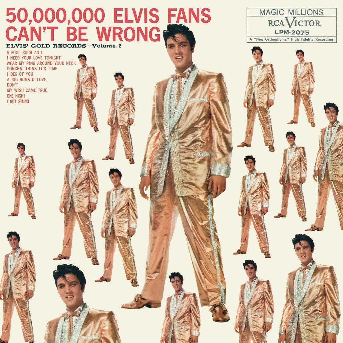 ELVIS PRESLEY - 50,000,000 ELVIS FANS CAN'T BE WRONG (1959) - LP 2020 EDITION SIFIR PLAK