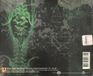 APSENT (TOLGA  AKYURT) (2009) - TURKISH METAL DIGIPAK CD AMBALAJINDA SIFIR