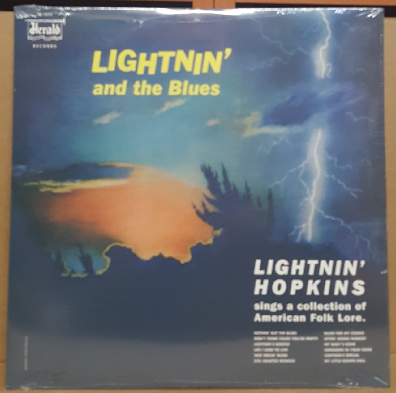 LIGHTNIN' HOPKINS - LIGHTNIN' AND THE BLUES (1960) - LP SIFIR LIGHTNING HOPKINS