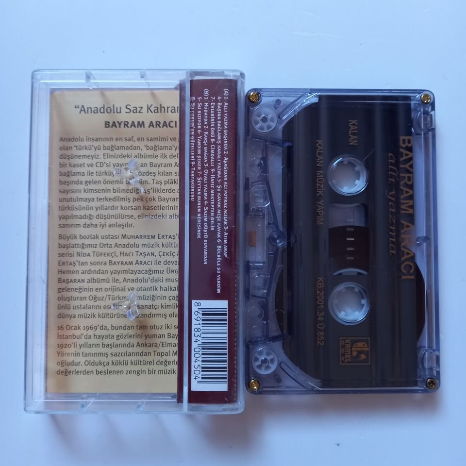 BAYRAM ARACI - ALLI YAZMA (2001) -  KASET 2.EL