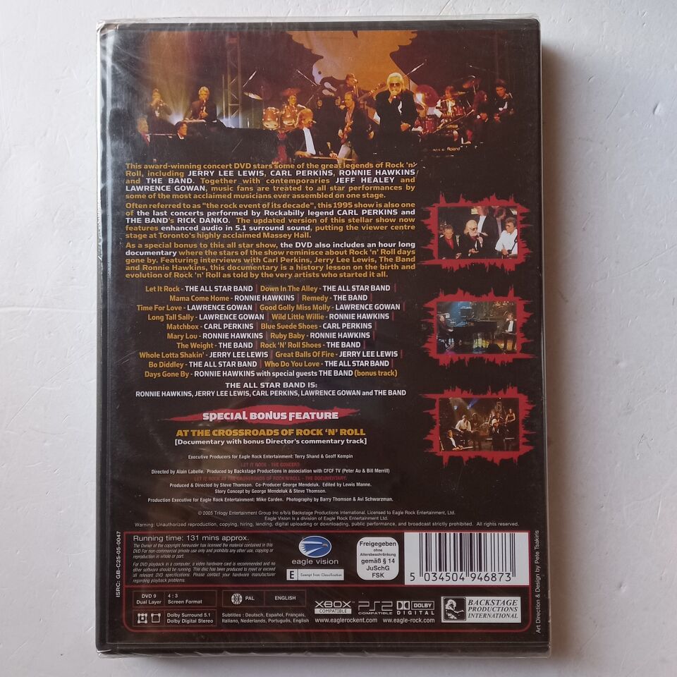 LET IT ROCK: THE 60TH BIRTHDAY CONCERT - JERRY LEE LEWIS, RONNIE HAWKINS, CARL PERKINS (2005) - DVD AMBALAJINDA SIFIR