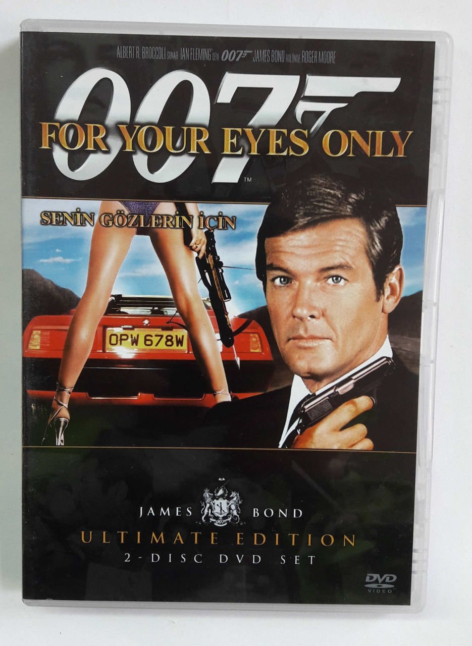 007 JAMES BOND FOR YOUR EYES ONLY SENİN GÖZLERİN İÇİN - ROGER MOORE - 2DVD 2.EL