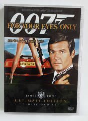 007 JAMES BOND FOR YOUR EYES ONLY SENİN GÖZLERİN İÇİN - ROGER MOORE - 2DVD 2.EL