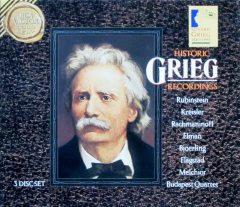 GRIEG - HISTORIC RECORDINGS (1993) - 3CD 2.EL