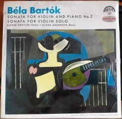 BARTÓK: SONATA FOR VIOLIN AND PIANO NO:2, ANDRE GERTLER & DIANE ANDERSEN - LP SIFIR