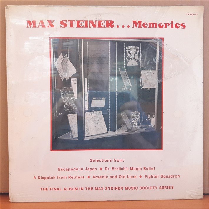 MAX STEINER - MEMORIES - LP DÖNEM BASKISI SIFIR PLAK