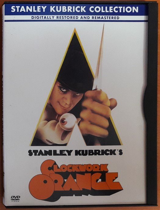 A CLOCKWORK ORANGE - OTOMATİK PORTAKAL - STANLEY KUBRICK - (ANTHONY BURGESS) - SNAP CASE DVD 2.EL