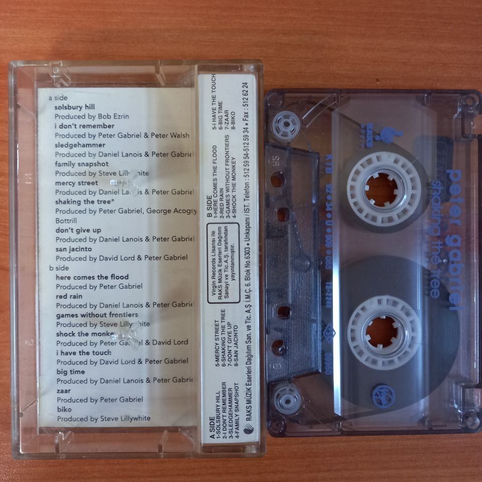 PETER GABRIEL - SHAKING THE TREE / SIXTEEN GOLDEN GREATS (1992) - KASET 2.EL