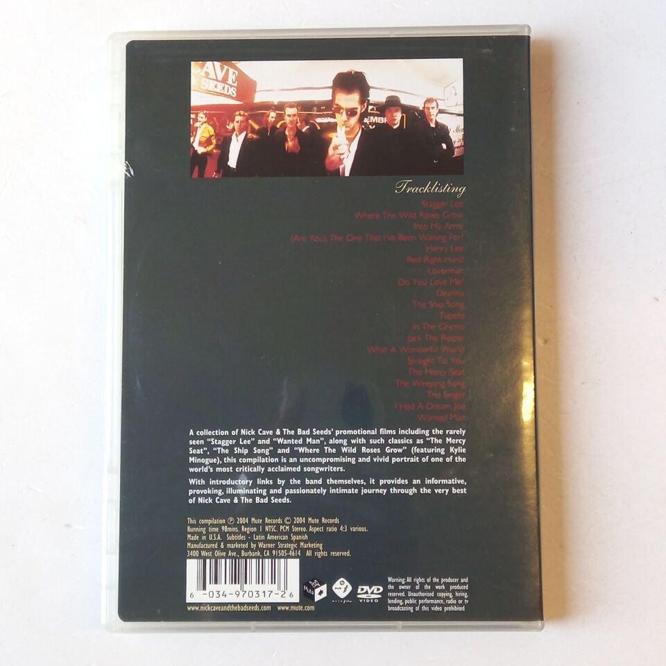 NICK CAVE & THE BAD SEEDS: THE VIDEOS - DVD 1.BÖLGE 2.EL