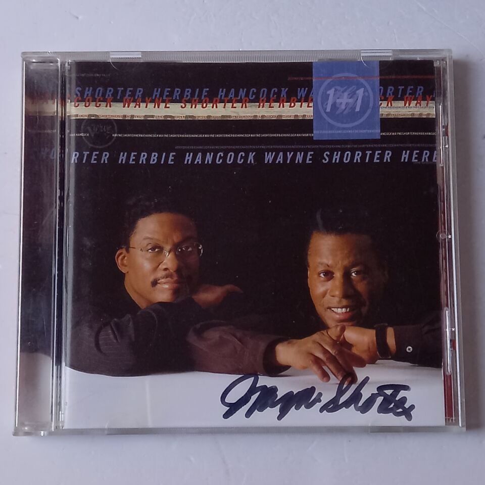 HERBIE HANCOCK, WAYNE SHORTER – 1+1 (1997) - CD İMZALI 2.EL