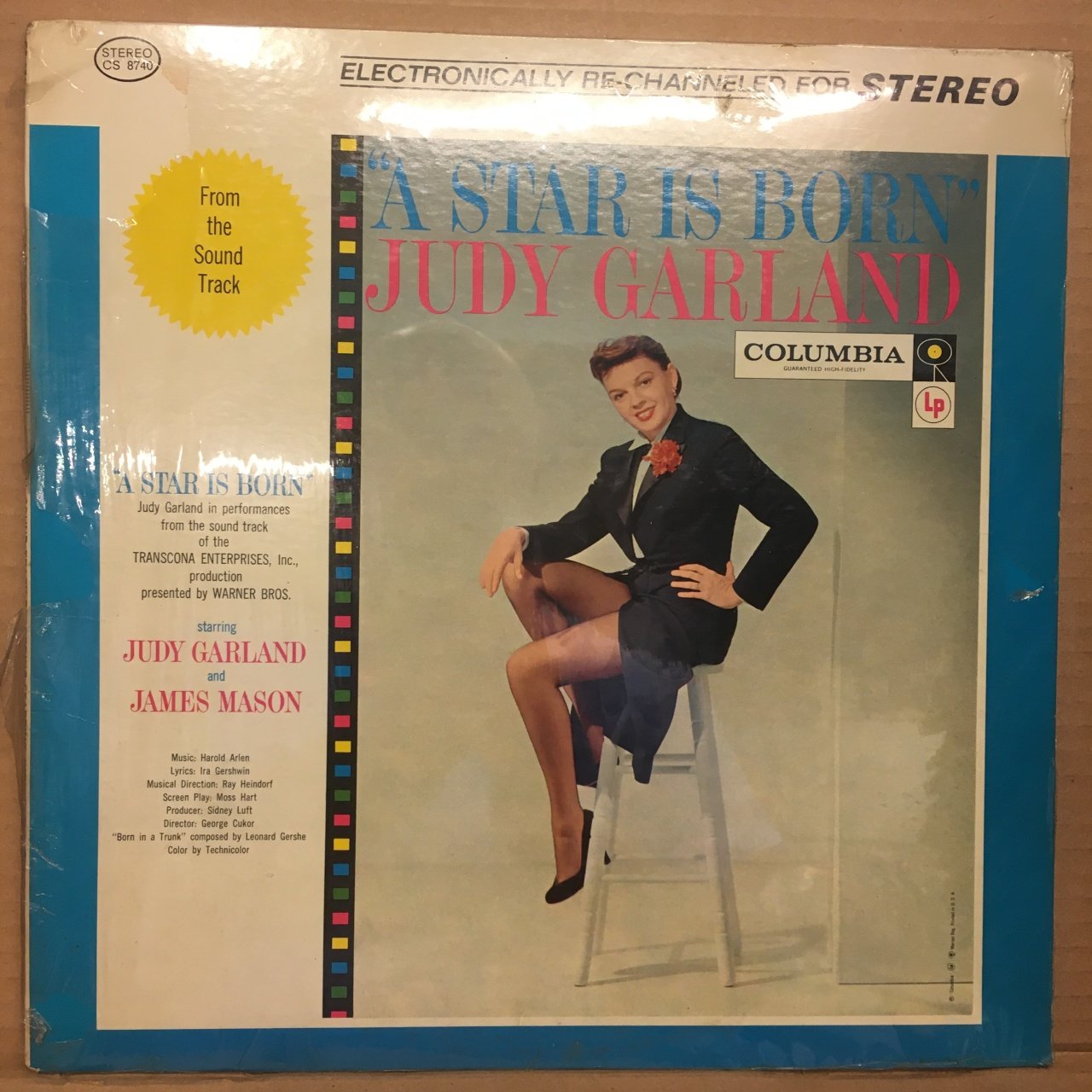 A STAR IS BORN SOUNDTRACK JUDY GARLAND HAROLD ARLEN 1958 SIFIR PLAK