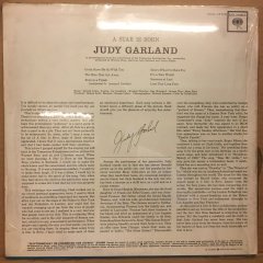 A STAR IS BORN SOUNDTRACK JUDY GARLAND HAROLD ARLEN 1958 SIFIR PLAK