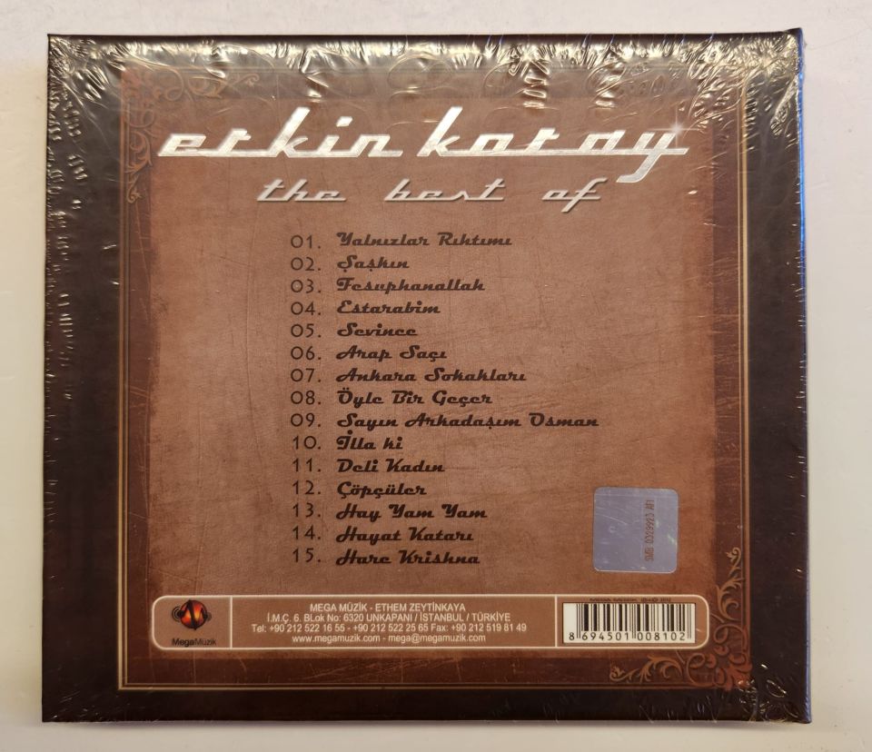 ERKİN KORAY - THE BEST OF / 55. SANAT YILI - LIMITED EDITION DIGIPAK CD SIFIR
