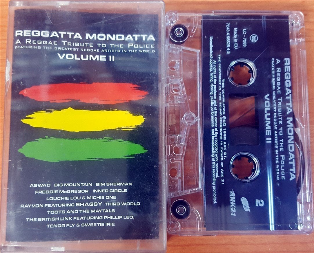 TRIBUTE - REGGATTA MONDATTA VOLUME II [A REGGAE TRIBUTE TO THE POLICE] CASSETTE MADE IN EU ''USED''