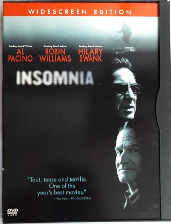 INSOMNIA - AL PACINO - ROBIN WILLIAMS - HILARY SWANK - CHRISTOPHER NOLAN - WIDESCREEN EDITION - SNAPCASE DVD 2.EL (1* BÖLGE)