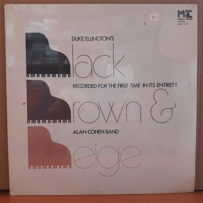 DUKE ELLINGTON'S BLACK, BROWN & BEIGE - ALAN COHEN BAND (1976) - LP DÖNEM BASKISI SIFIR PLAK