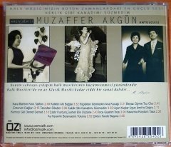 MUZAFFER AKGÜN - ANTOLOJİSİ / HALK MÜZİĞİNE GÖNÜL VERENLER - CD 2.EL
