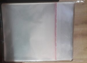 12'' LONGPLAY'LER, PLAKLAR, LP'LER İÇİN KENDİNDEN YAPIŞKANLI KORUMA NAYLONU PAKET (50 ADET)