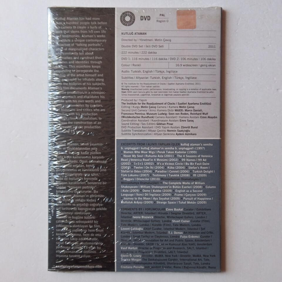 KUTLUĞ ATAMAN - METİN ÇAVUŞ - DVD DIGIPAK AMBALAJINDA SIFIR