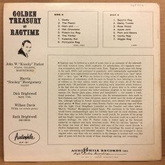 JOHN W. ''KNOCKY'' PARKER - GOLDEN TREASURY OF RAGTIME - LP 2.EL PLAK
